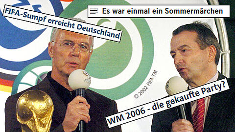 "Es war einmal ein Sommermärchen" oder "die gekaufte Party" - lesen Sie hier die nationalen und internationalen Pressestimmen zum Korruptionsskandal um die Vergabe der WM 2006.