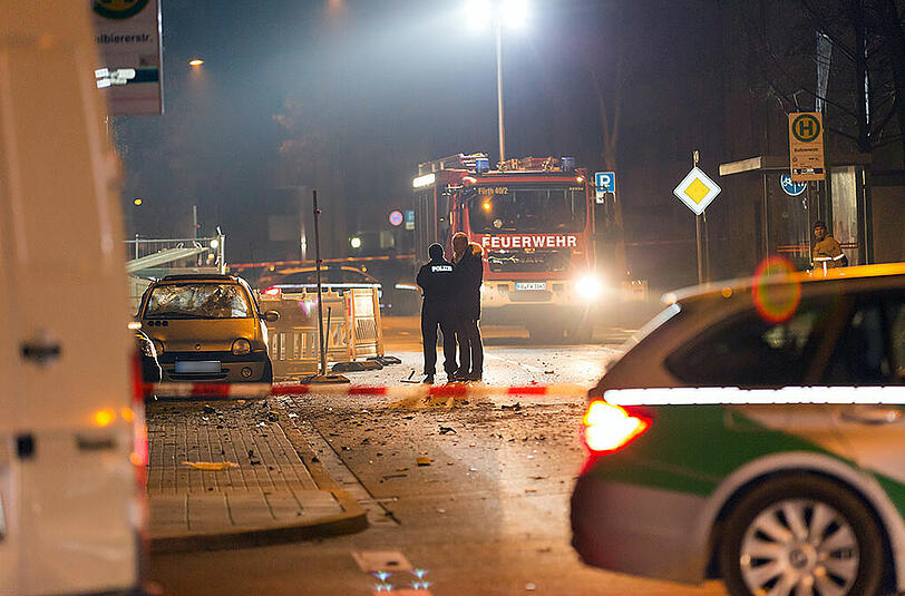 Die Dixi-Klo-Explosion sorgte in der Fürther Südstadt für Verwüstung und massive Schäden. Die Bilder vom Tatort.
