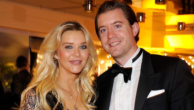 Laura Karasek und Ehemann Dominic Briggs beim deutschen Sportpresseball 2017. Laura Karasek und Ehemann Dominic Briggs beim deutschen Sportpresseball 2017.