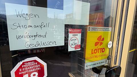 In der Innenstadt mussten Gesch&auml;fts zeitweise schlie&szlig;en.