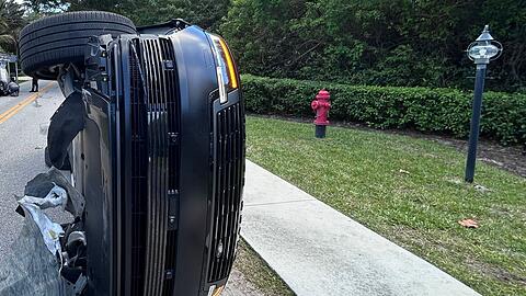 Tiger Woods war erneut in einen Unfall verwickelt. (Archivbild)