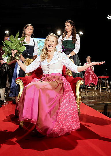 Die neue bayerische Bierkönigin Sabine-Anna Ullrich.