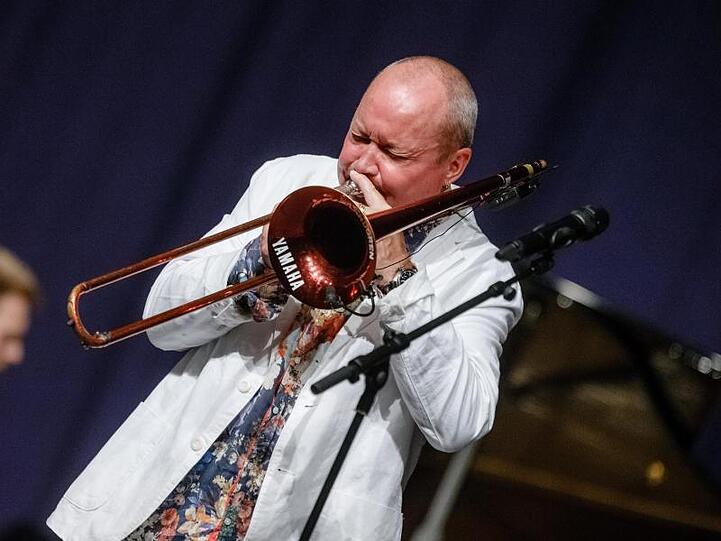 Superstar des Jazz: der schwedische Posaunist Nils Landgren.