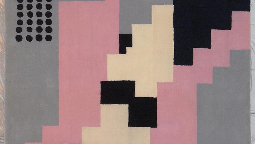 Spiegelungen an der Wand: Ivan Da Silva Bruhns „Teppich Nr. 55“, entworfen 1925.