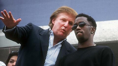 Sind alte Freunde: Donald Trump und Sean "Diddy" Combs 1997.