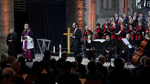 Der Gottesdienst war der Auftakt f&uuml;r den Gedenktag ein Jahr nach dem Anschlag.