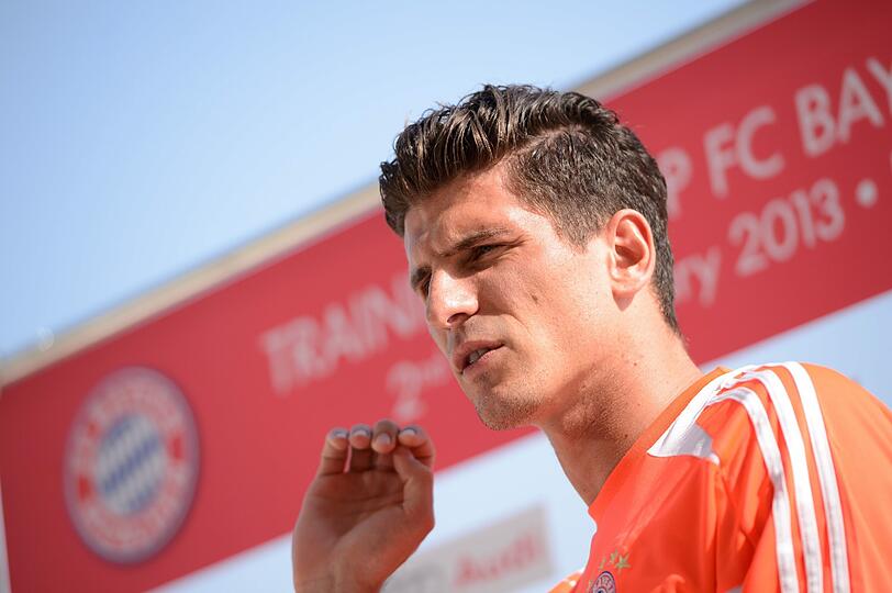 Die Bayern beim Morgentraining an Tag 3 in Doha.
