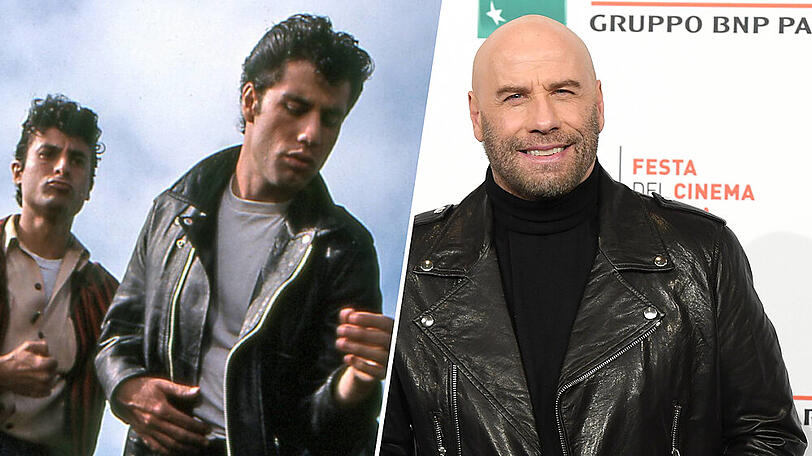 John Travolta rockt den "Grease"-Look