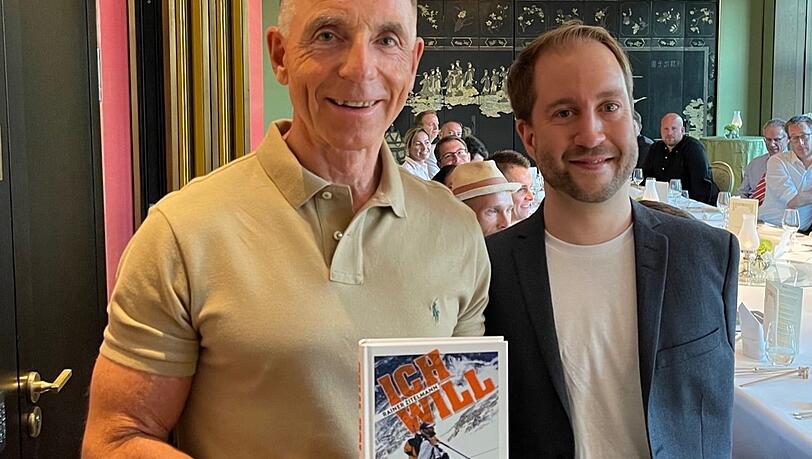 Rainer Zitelmann mit Felix Klieser (rechts). Rainer Zitelmann mit Felix Klieser (rechts).