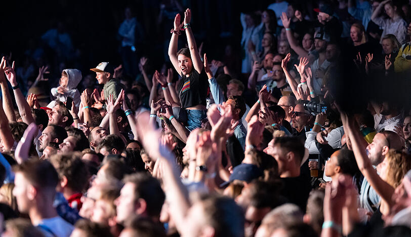 Gute Stimmung beim Marteria-Konzert.