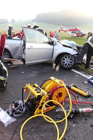 Bilder vom Unfallort.