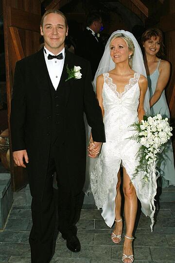 Russell Crowe bei seiner Hochzeit mit Danielle Spencer