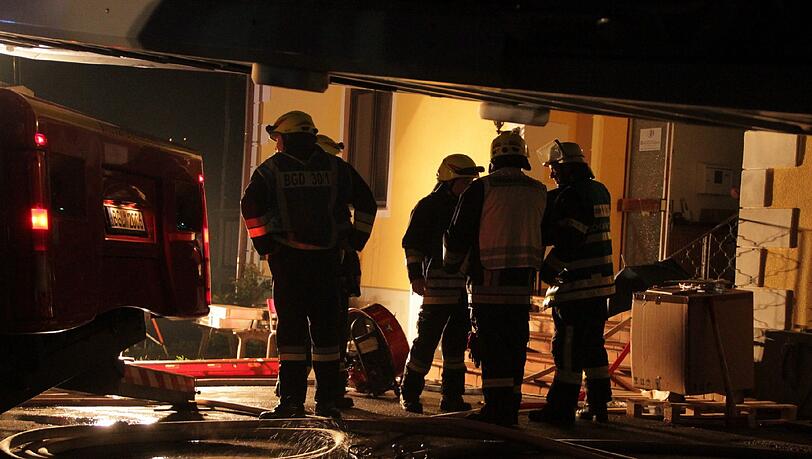 Die Feuerwehr rückte in Berchtesgarden zu einem Großeinsatzt aus. Die Feuerwehr rückte in Berchtesgarden zu einem Großeinsatzt aus.