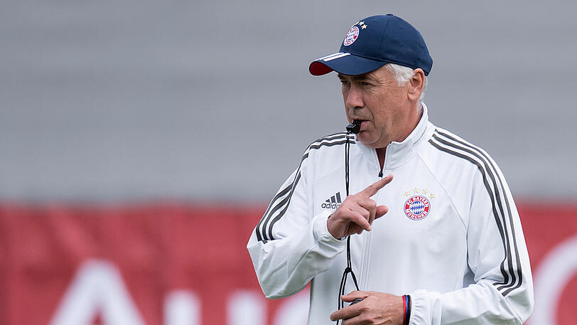 Trainer Carlo Ancelotti kann auf den wieder fitten Arjen Robben zurückgreifen.