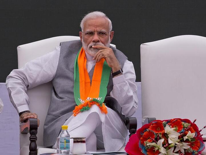 Seine Chancen auf eine zweite fünfjährige Amtszeit stehen nach Umfragen gut: Indiens Ministerpräsident Narendra Modi.