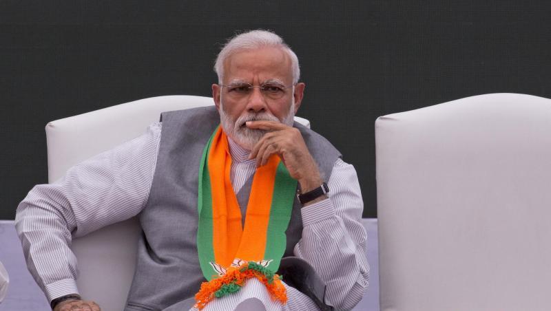 Seine Chancen auf eine zweite fünfjährige Amtszeit stehen nach Umfragen gut: Indiens Ministerpräsident Narendra Modi. Seine Chancen auf eine zweite fünfjährige Amtszeit stehen nach Umfragen gut: Indiens Ministerpräsident Narendra Modi.