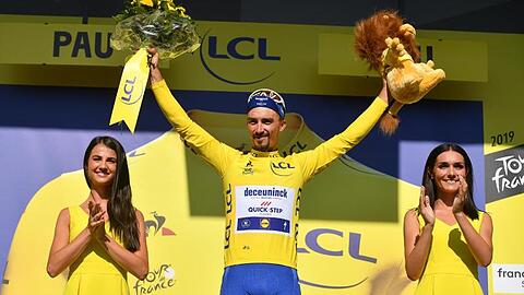 Julian Alaphilippe ist der Spitzenreiter der Tour de France.