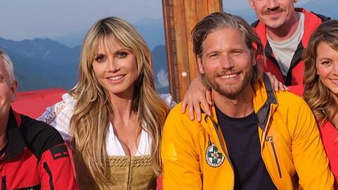 "Die Bergretter: Bruderliebe" mit Gaststar Heidi Klum und Sebastian Ströbel.