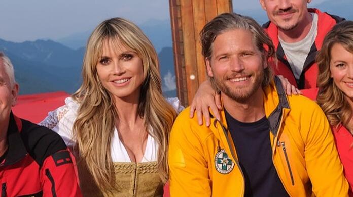 "Die Bergretter: Bruderliebe" mit Gaststar Heidi Klum und Sebastian Ströbel.