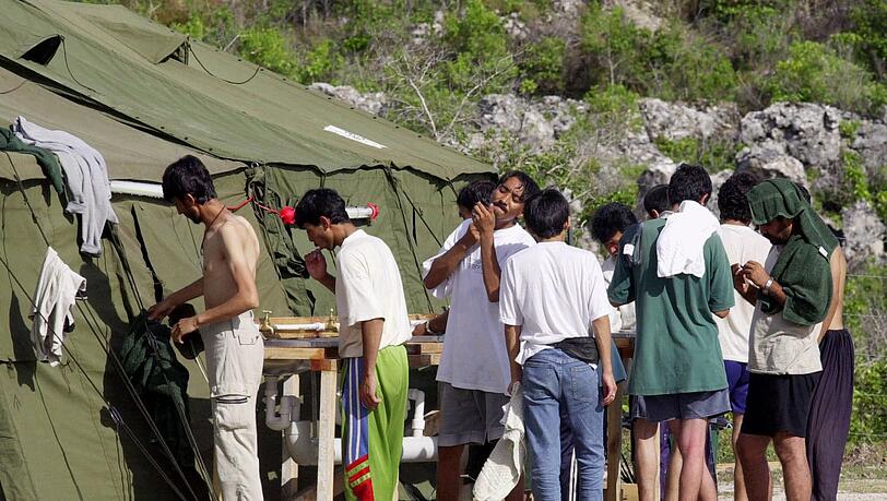 Man möchte fast sagen, dass Nauru am ... naja Hinterteil der Welt liegt. Wenige Touristen finden deshalb ihren Weg dorthin. Foto: Rick Rycroft/AP/dpa Man möchte fast sagen, dass Nauru am ... naja Hinterteil der Welt liegt. Wenige Touristen finden deshalb ihren Weg dorthin. Foto: Rick Rycroft/AP/dpa