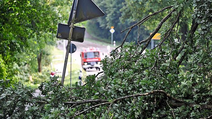 Im nördlichen Landkreis Freising richtete ein schwerer Hagelsturm am Nachmittag große Schäden an.
