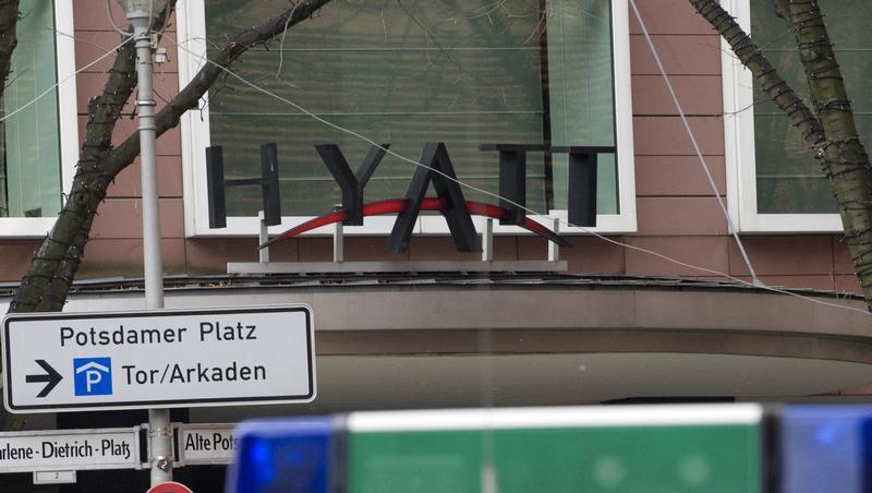 Das Berliner Hyatt-Hotel: Hier fand der Überfall statt Das Berliner Hyatt-Hotel: Hier fand der Überfall statt