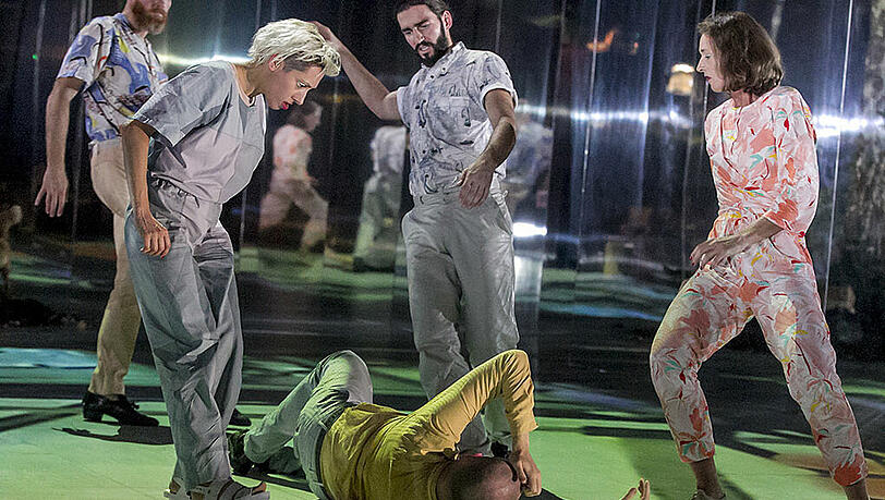 "Point Of No Return": Proben zum Amoklauf-Theaterstück. "Point Of No Return": Proben zum Amoklauf-Theaterstück.
