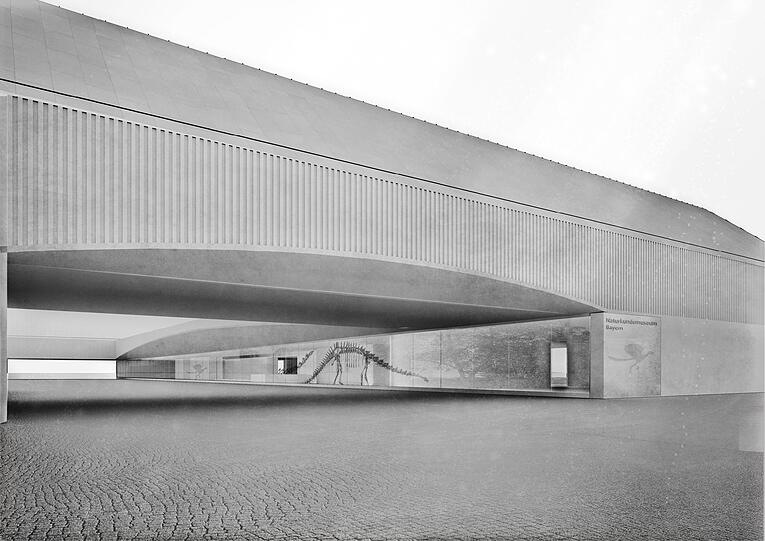 "Warmtoniger Sichtbeton": So planten die Architekten die Fassade 2014.