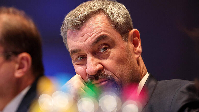 Das war nicht so toll: Markus Söder erhielt beim CSU-Parteitag in München ein schlechtes Wahlergebnis.