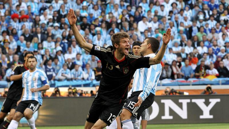 Thomas Müller, der Superstar dieser WM, jubelt nach seinem Treffer zum 1:0 Thomas Müller, der Superstar dieser WM, jubelt nach seinem Treffer zum 1:0
