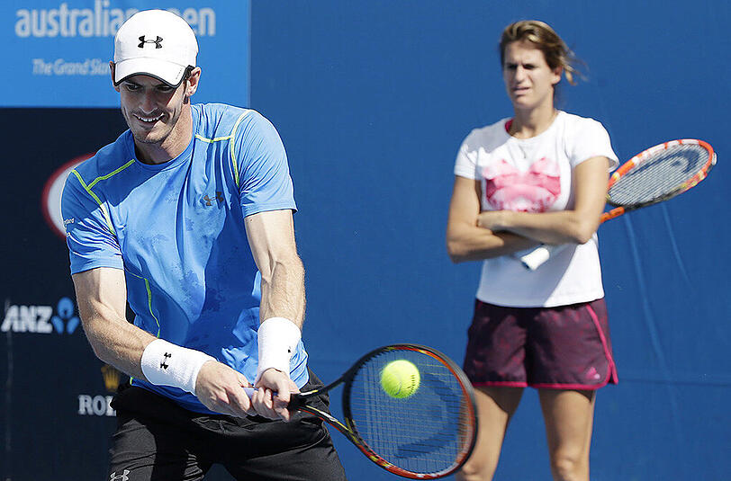 Andy Murray und Amelie Mauresmo gehen in Zukunft getrennte Wege.