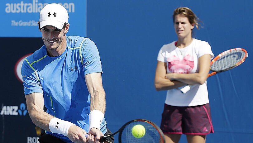 Andy Murray und Amelie Mauresmo gehen in Zukunft getrennte Wege. Andy Murray und Amelie Mauresmo gehen in Zukunft getrennte Wege.