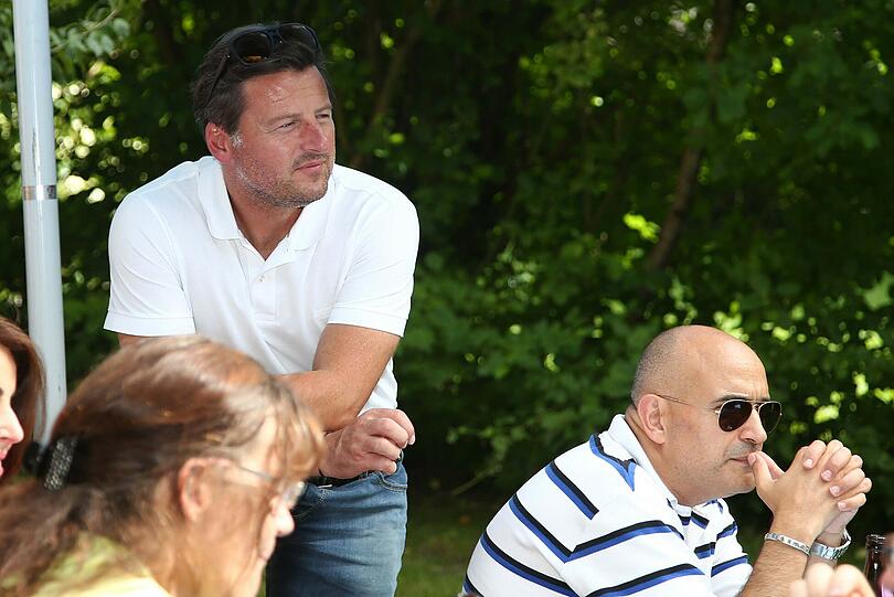 Kosta Runjaic und Ismaik-Mann Raed Gerges