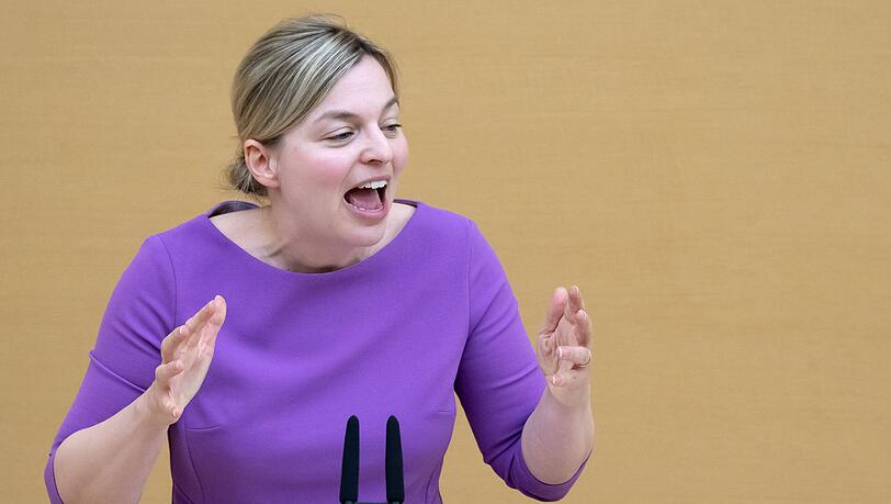 Katharina Schulze selbst dürfte jetzt Ministerpräsidentin werden - sie will dies aber auch unter 40-Jährigen ermöglichen. (Archivbild)