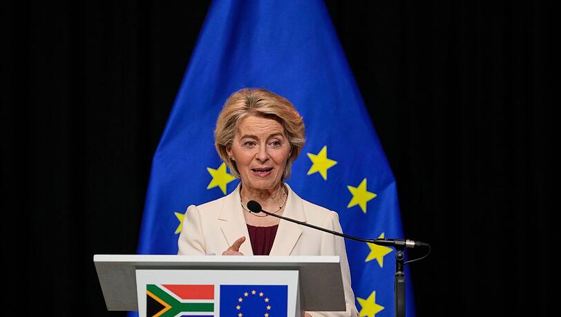 EU-Kommissionspräsidentin Ursula von der Leyen preist Fairness und Verlässlichkeit der Europäischen Union im Umgang mit ihren Partnern an. EU-Kommissionspräsidentin Ursula von der Leyen preist Fairness und Verlässlichkeit der Europäischen Union im Umgang mit ihren Partnern an.