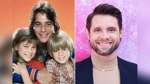 Mit der Sitcom "Wer ist hier der Boss?" (1984-1992 ) wurde Danny Pintauro an der Seite von Tony Danza (l., 1984) und Alyssa Milano ber&uuml;hmt - rechts ist der Schauspieler bei einem Auftritt im Jahr 2023 zu sehen.
