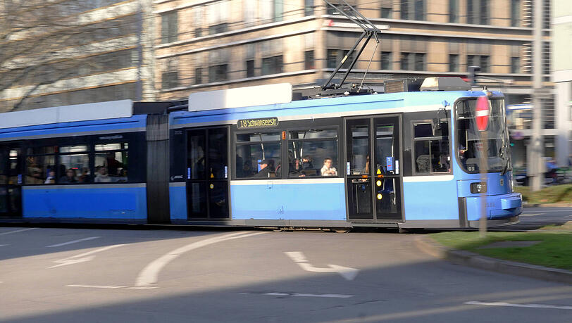 Die Tram 18 wird in der Zeit der Bauarbeiten zwischen Sendlinger Tor und Hauptbahnhof unterbrochen sein.