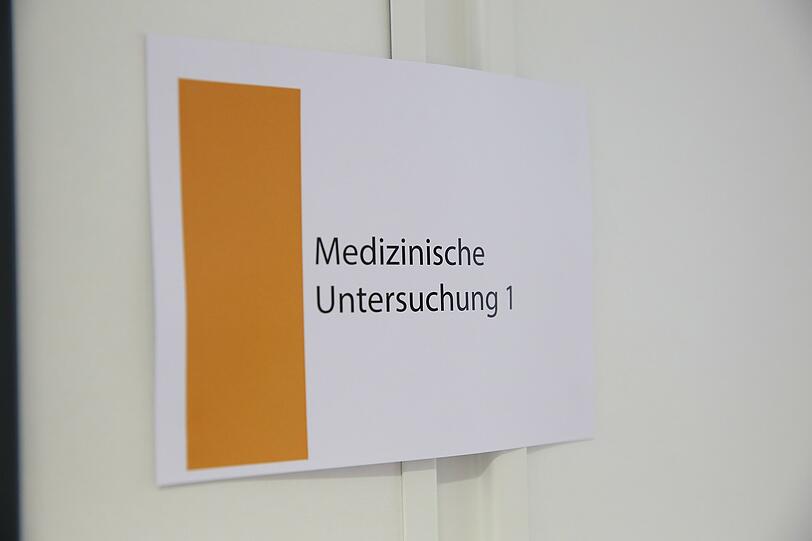 Impressionen aus dem neuen Ankunftszentrum im Euroindustriepark.