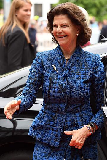 Königin Silvia von Schweden bei ihrem Besuch in Düsseldorf