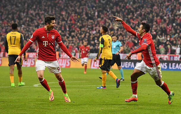 Gegen Arsenal haben die Bayern im Laufe der Jahre gleich mehrere Sch&uuml;tzenfeste gefeiert.