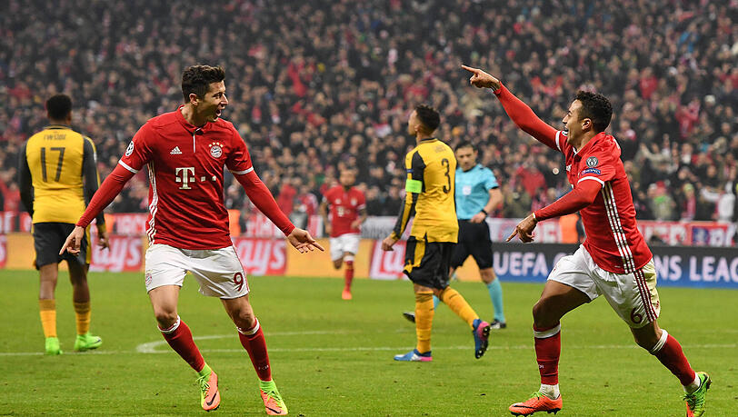Gegen Arsenal haben die Bayern im Laufe der Jahre gleich mehrere Schützenfeste gefeiert. Gegen Arsenal haben die Bayern im Laufe der Jahre gleich mehrere Schützenfeste gefeiert.