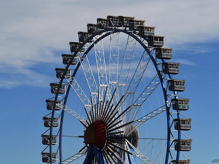 Schönstes Wetter auf der Wiesn.
