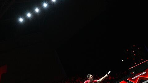 Musste sich beim Grand-Smash-Turnier in Singapur im Viertelfinale geschlagen geben: Timo Boll.