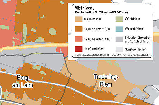 Der Mietatlas 2011 - Klicken Sie durch die Viertel