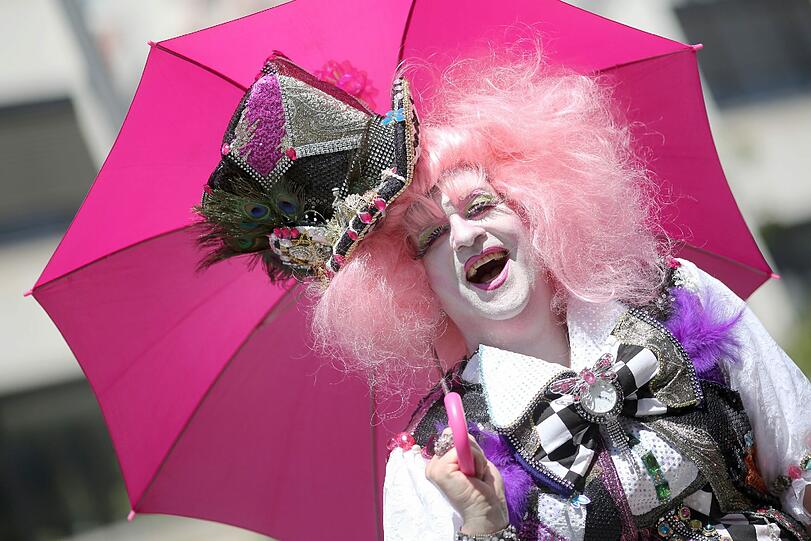 Der Christopher Street Day in Frankfurt am Main.