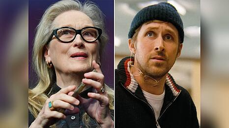 Meryl Streep mit "Astronaut" Ryan Gosling.