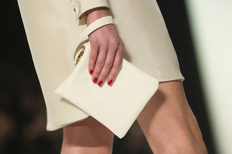 Klare Schnitte, hohe Hacken: Das Label Hien Le präsentiert auf der Mercedes-Benz Fashion Week in Berlin seine Kollektion.