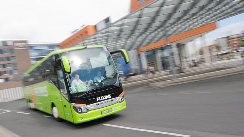 Ein Fernbus des Unternehmens FlixBus.