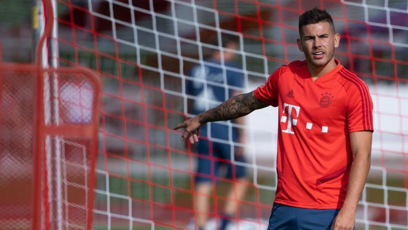 Bayern Münchens Lucas Hernández in Aktion. Foto: Sven Hoppe/dpa