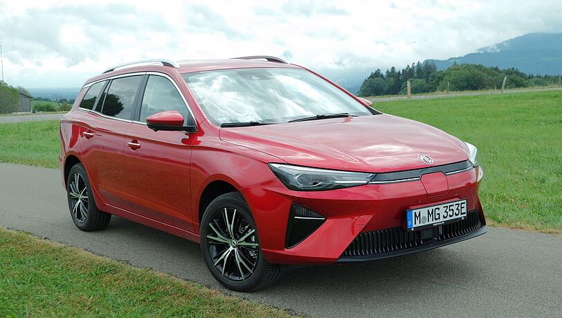 Der MG5 ist ein ganz normaler Kompakt-Kombi. Aber der erste mit Elektroantrieb. Der MG5 ist ein ganz normaler Kompakt-Kombi. Aber der erste mit Elektroantrieb.